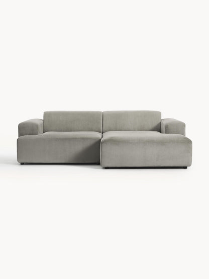 Melva Corduroy Corner Settee (3-Seater)