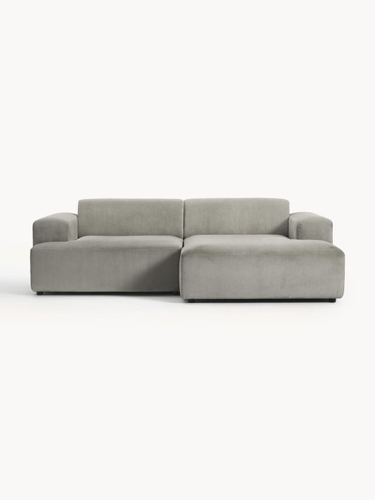 Melva Corduroy Corner Settee (3-Seater)
