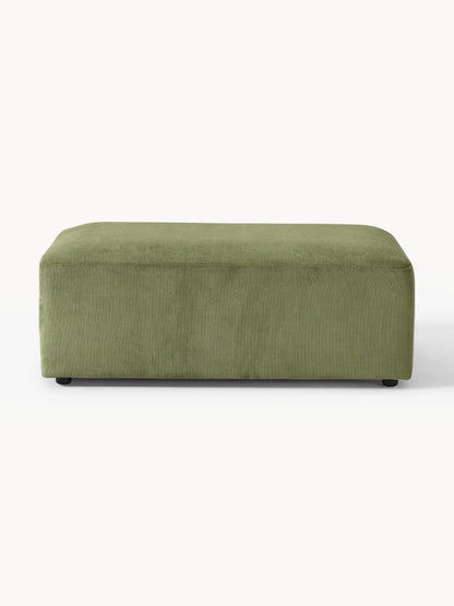 Melva Corduroy Ottoman, XL, W 116 x D 72 cm