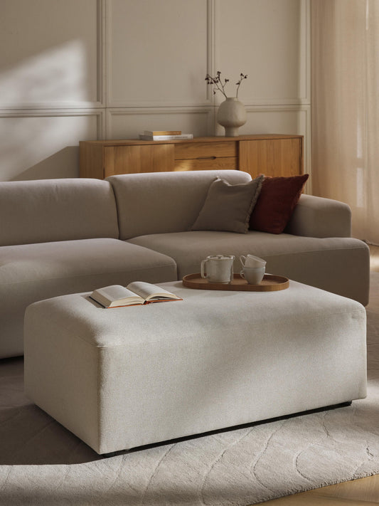 Melva Footstool, XL, W 116 x D 72 cm