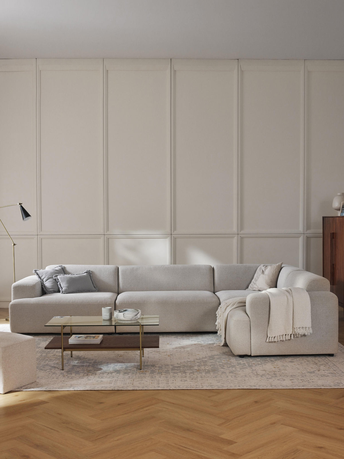 Melva Large Corner Settee (4-Seater)