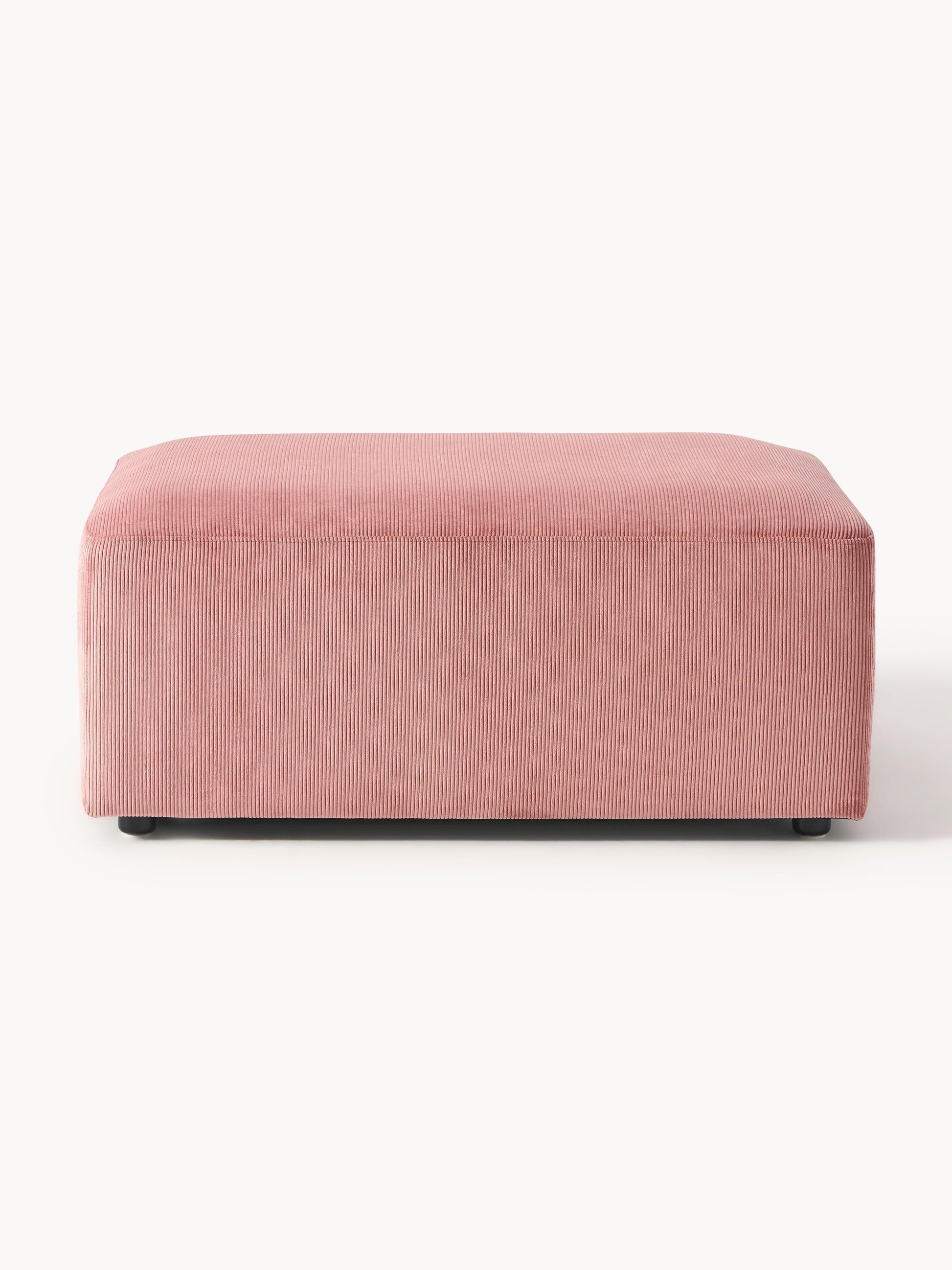 Melva Stool in Corduroy, Size W 99 x D 72 cm