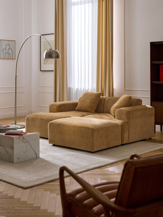 Melva Upholstered Footstool, W 99 x D 72 cm