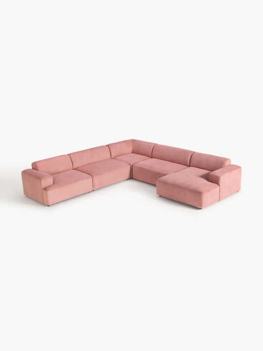 Melva XL Corduroy Corner Settee