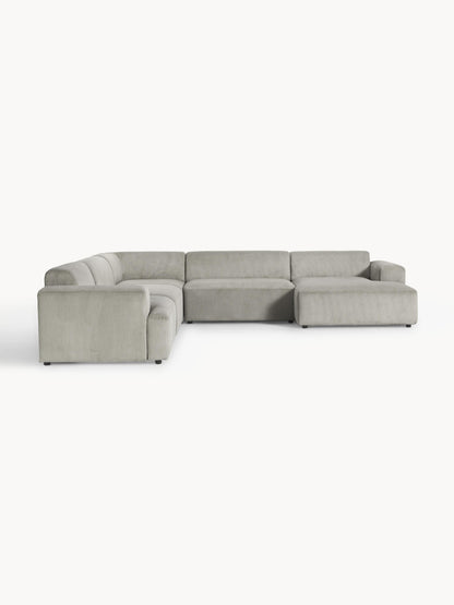 Melva XL Corduroy Corner Settee