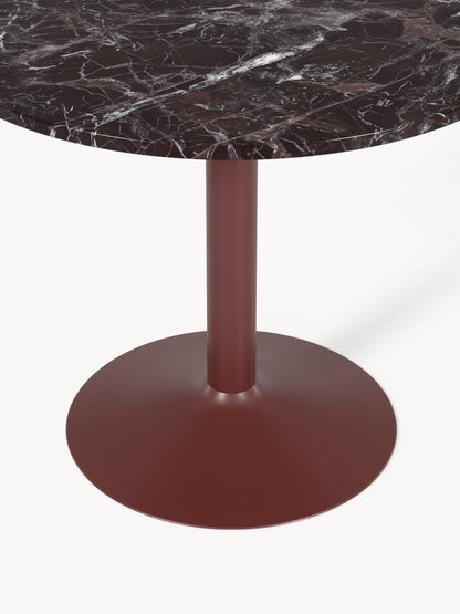 Miley Round Dining Table Made of Marble, Ø 90 cm