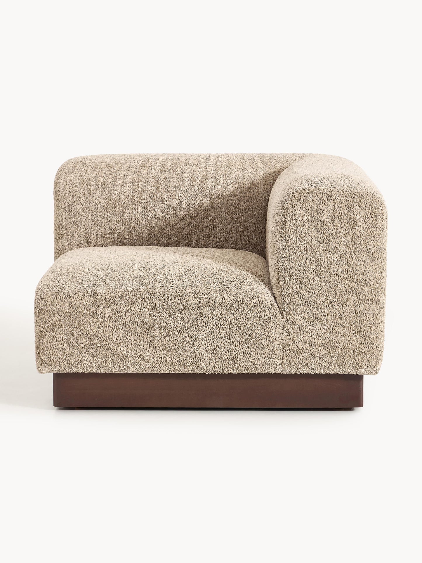 Natalie Teddy Bouclé Corner Unit