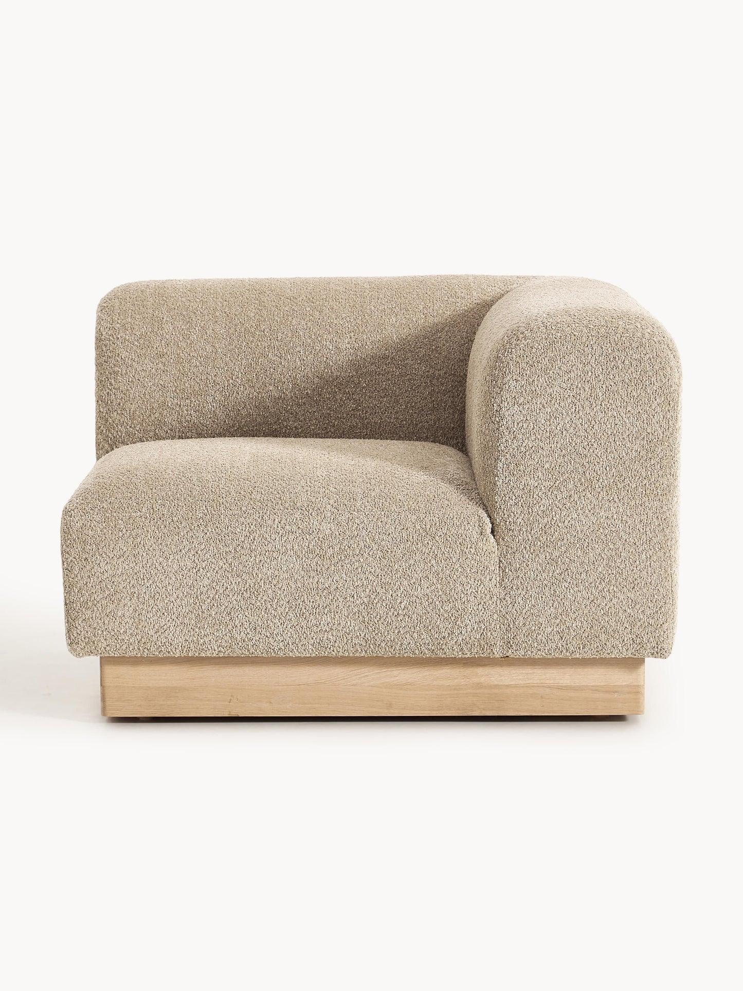 Natalie Teddy Bouclé Corner Unit