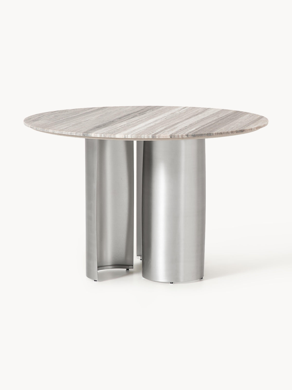 Noam Dining Table, Round with Marble Tabletop, Ø 120 cm