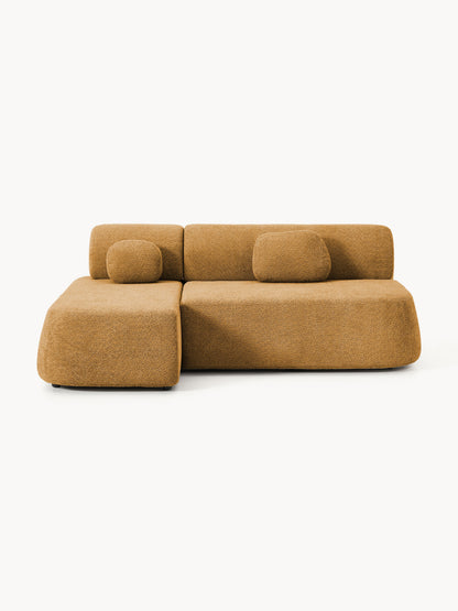 Pao Sofa Bed with Storage in Teddy Bouclé