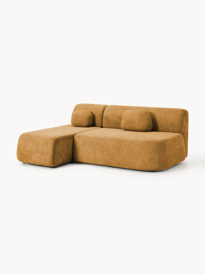 Pao Sofa Bed with Storage in Teddy Bouclé
