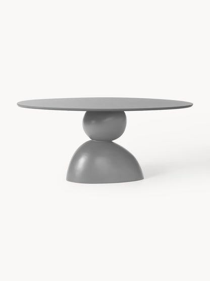 Sahrain Dining Table with Organic Design, Oval Shape, 180 x 90 cm