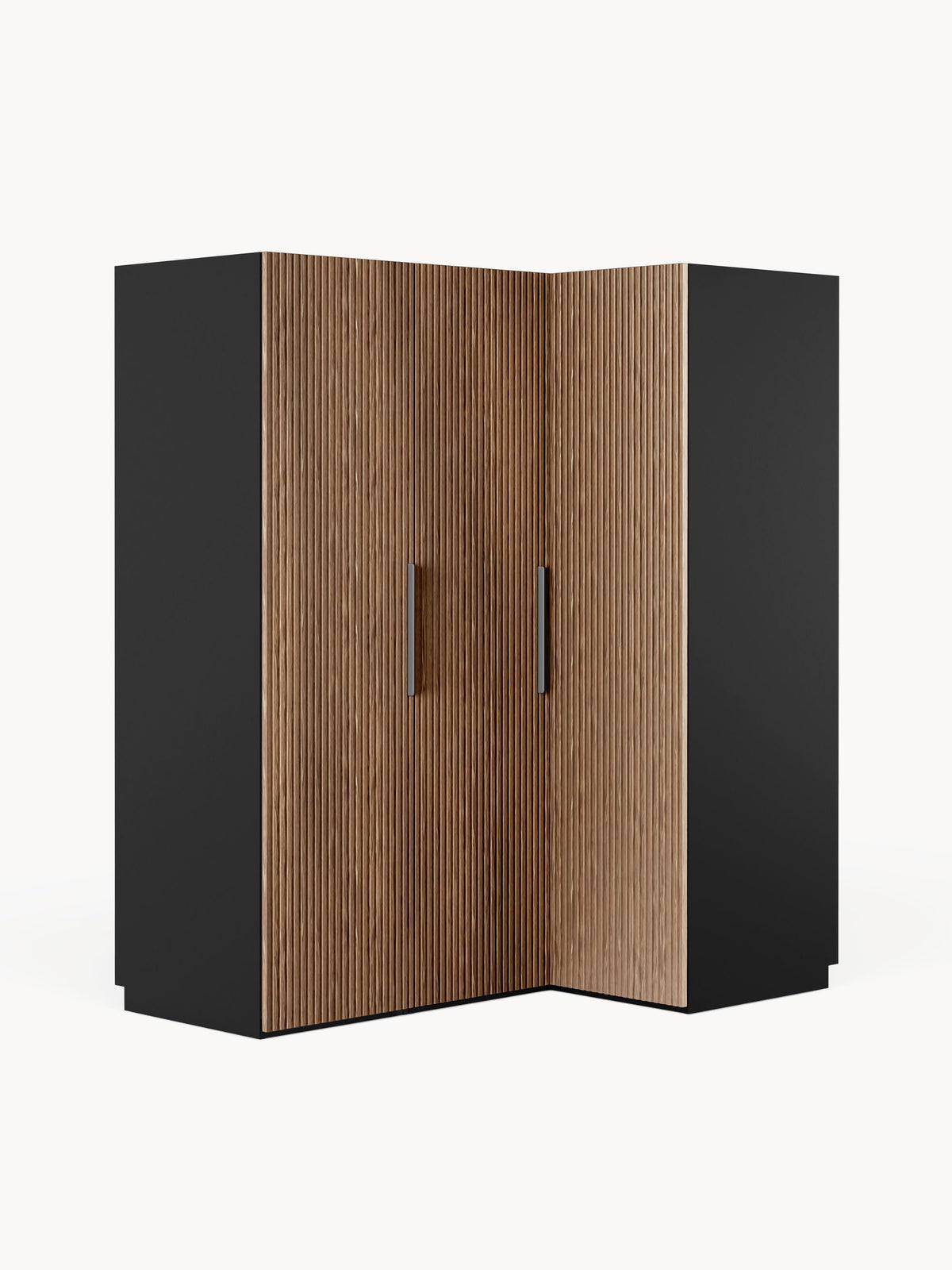 Simone Corner Wardrobe, Modular, in Various Sizes, 165 cm Wide