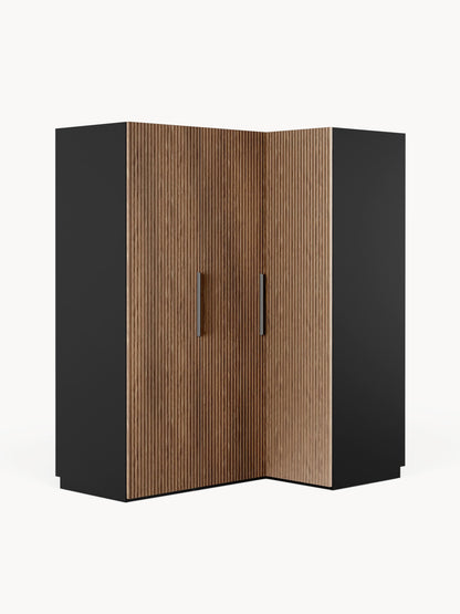 Simone Corner Wardrobe, Modular, in Various Sizes, 165 cm Wide