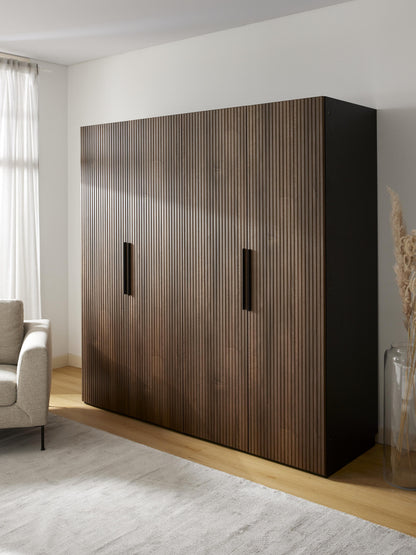 Simone Modular Wardrobe, Hinged-Door, 200 cm Wide, in Various Sizes