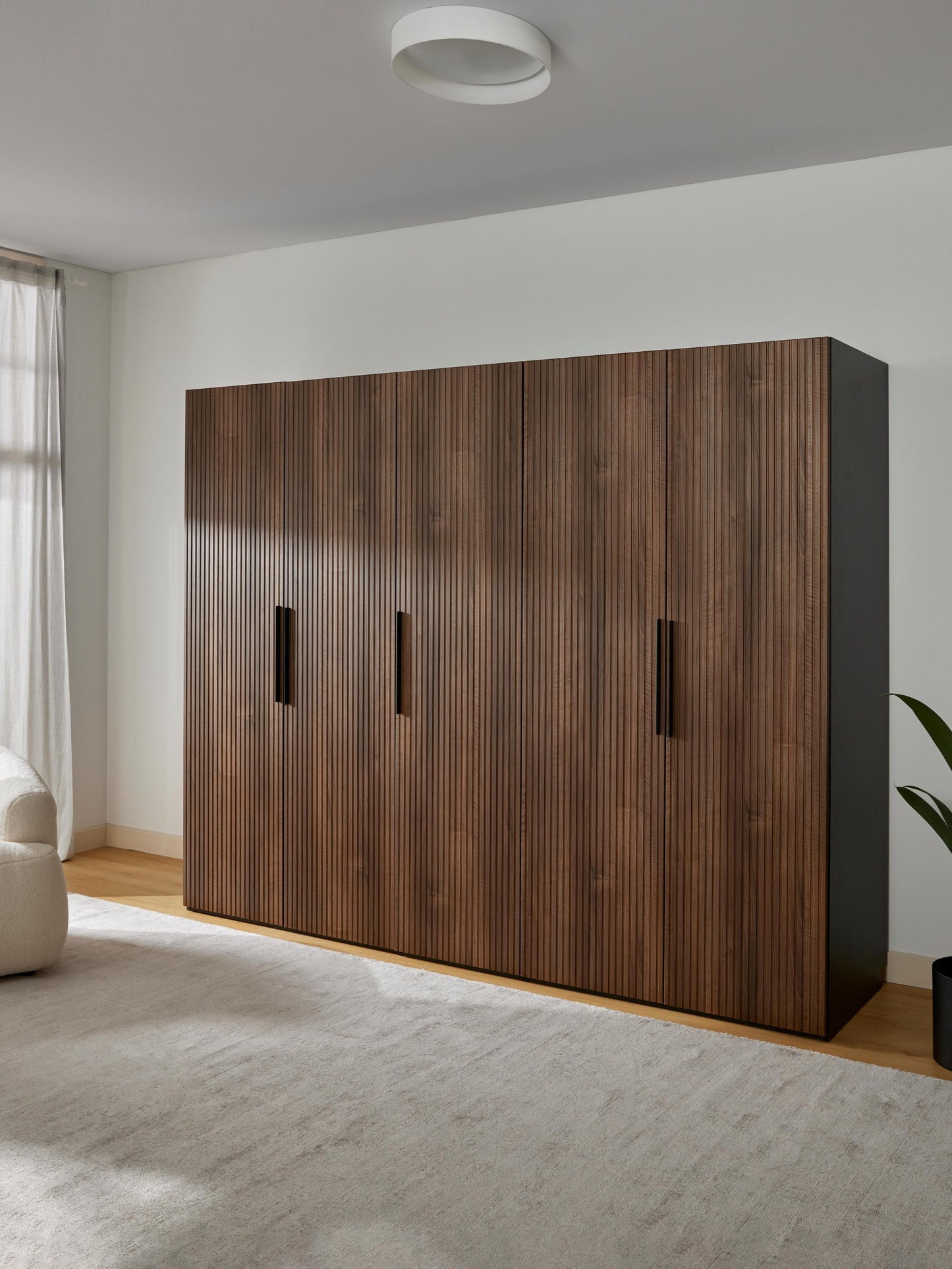 Simone Modular Wardrobe, Hinged-Door, 250 cm Wide, in Various Sizes