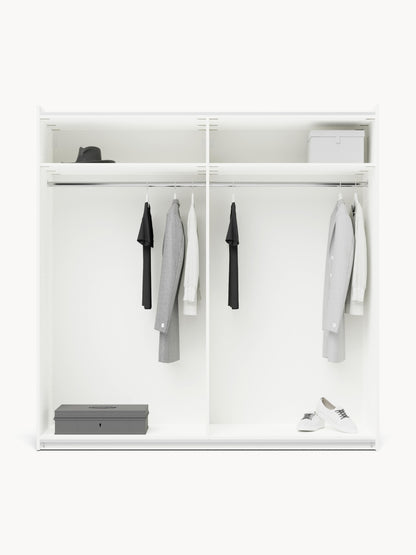 Simone Modular Wardrobe, Sliding-Door, 200 cm Wide, in Various Sizes