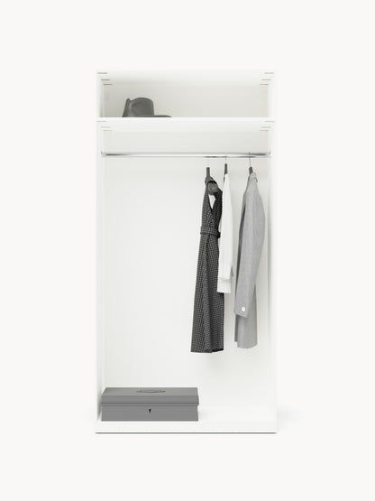 Simone Modular Wardrobe with Hinged Doors, 100 cm Wide, in Various Sizes