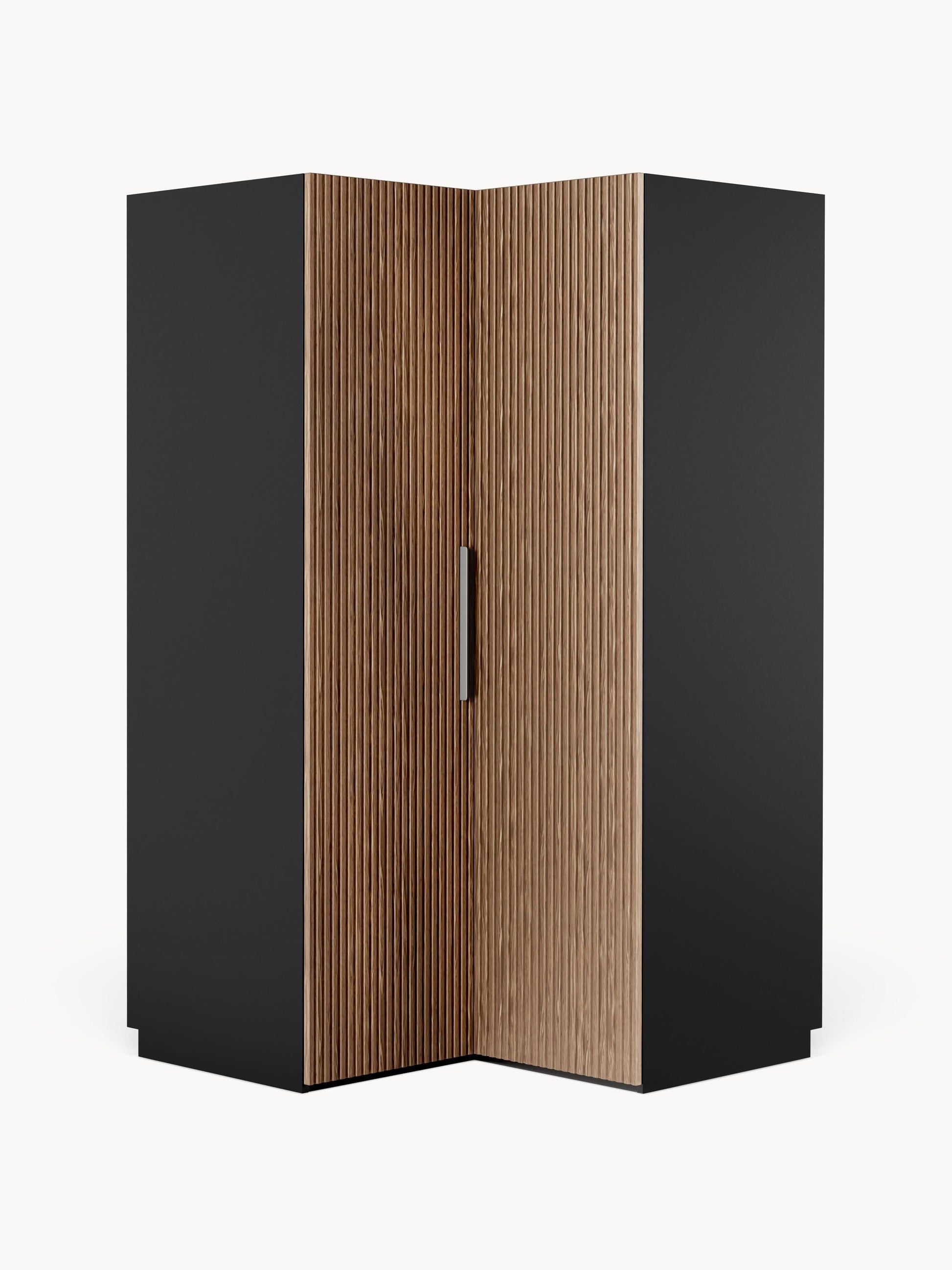 Simone Wardrobe for Corners, 115 cm Wide, Modular