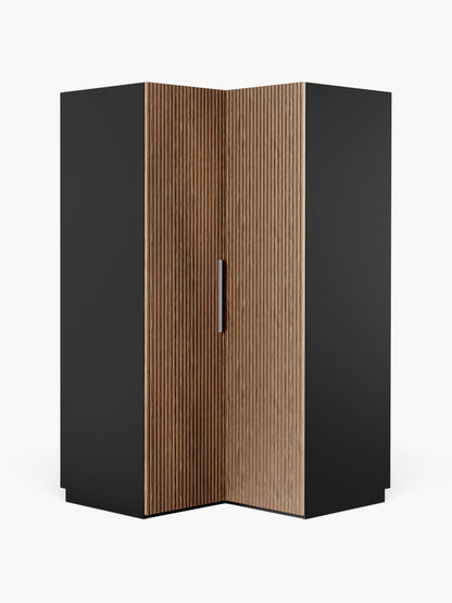 Simone Wardrobe for Corners, 115 cm Wide, Modular