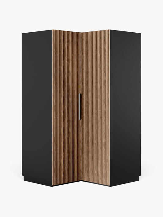 Simone Wardrobe for Corners, 115 cm Wide, Modular