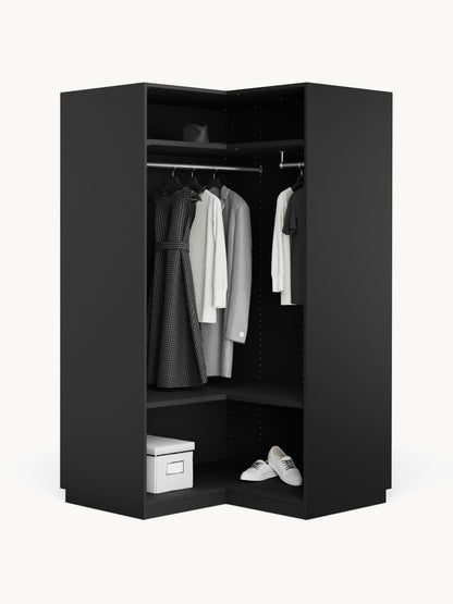 Simone Wardrobe for Corners, 115 cm Wide, Modular