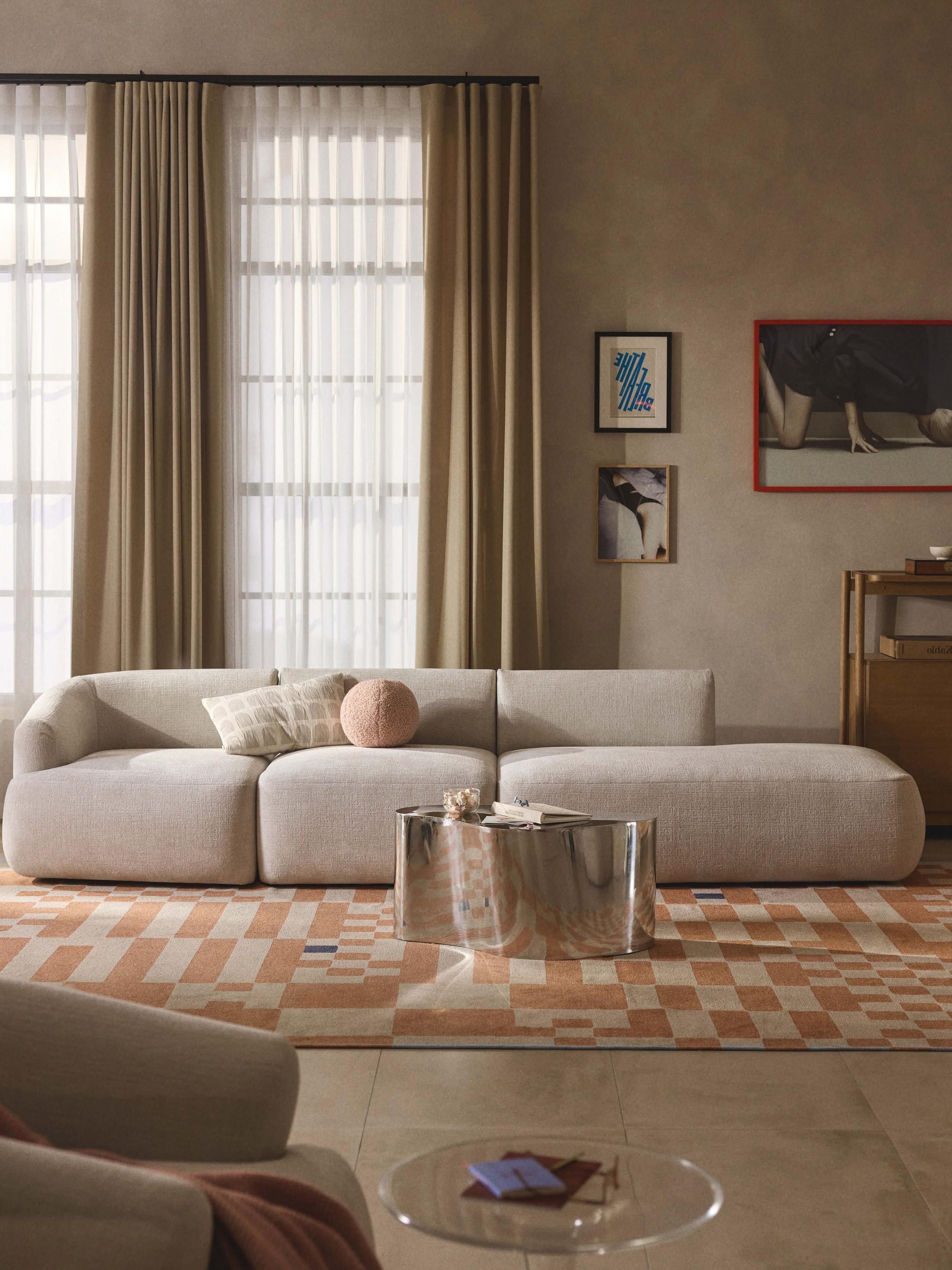 Sofia Chaise, Modular, 2-Seater