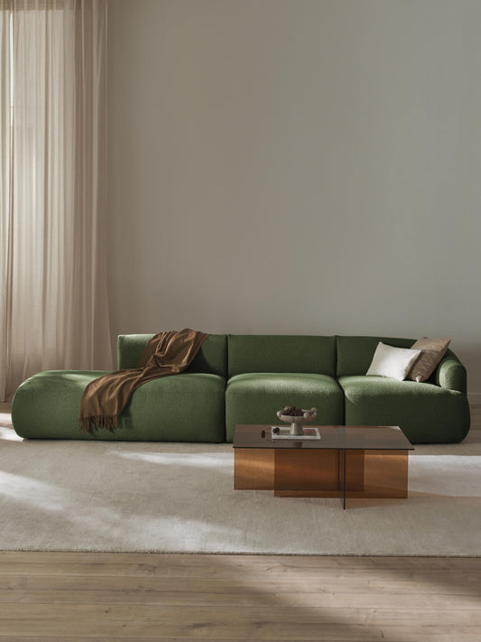 Sofia Modular Bouclé Chaise Longue (2-Seater)