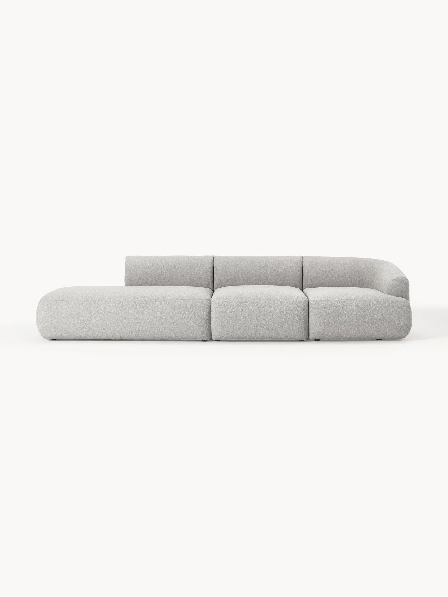 Sofia Modular Bouclé Chaise Longue (2-Seater)