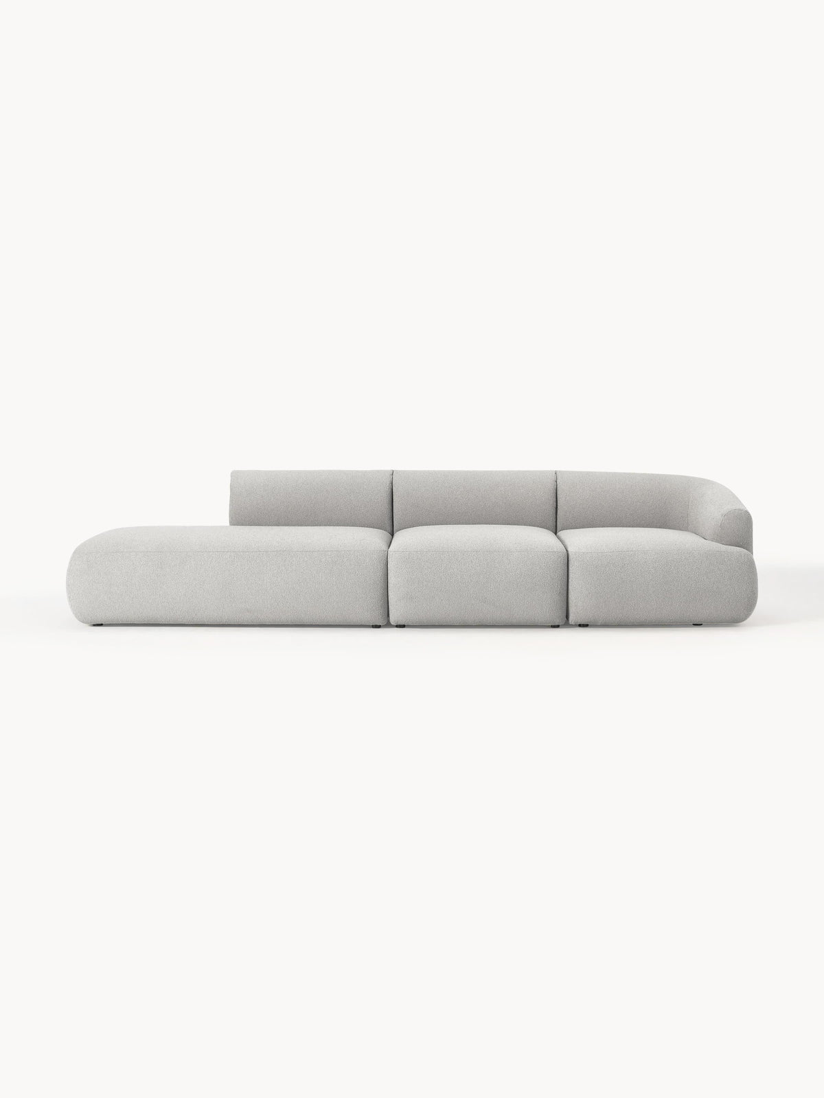 Sofia Modular Bouclé Chaise Longue (2-Seater)