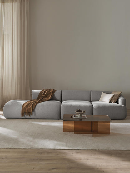 Sofia Modular Bouclé Chaise Longue (2-Seater)