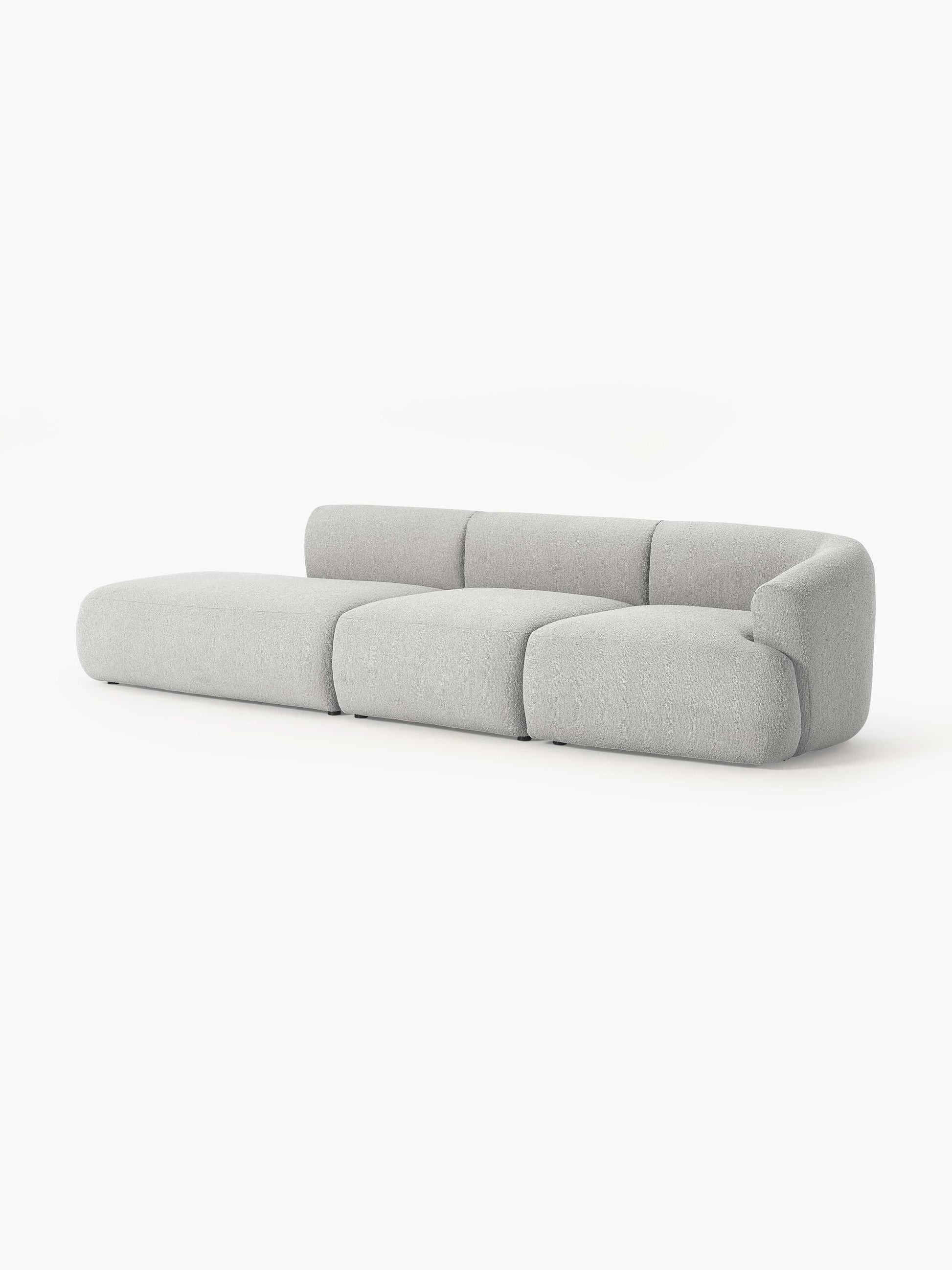 Sofia Modular Bouclé Chaise Longue (2-Seater)