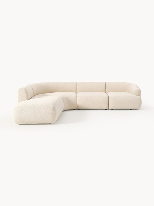 Sofia Modular Bouclé Corner Settee (4-Seater)