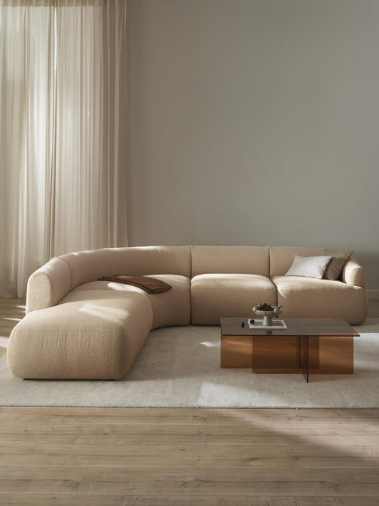 Sofia Modular Bouclé Corner Settee (4-Seater)