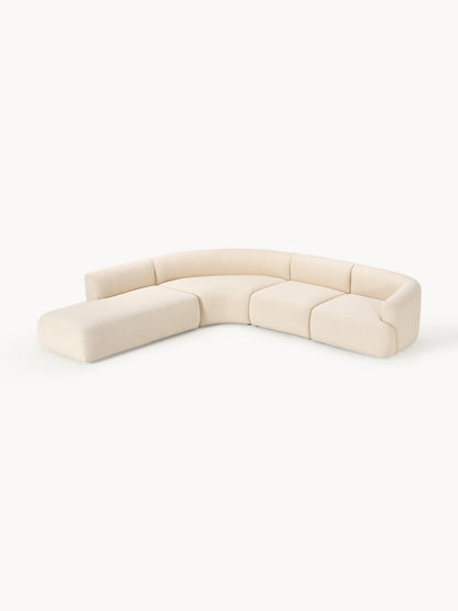 Sofia Modular Bouclé Corner Settee (4-Seater)