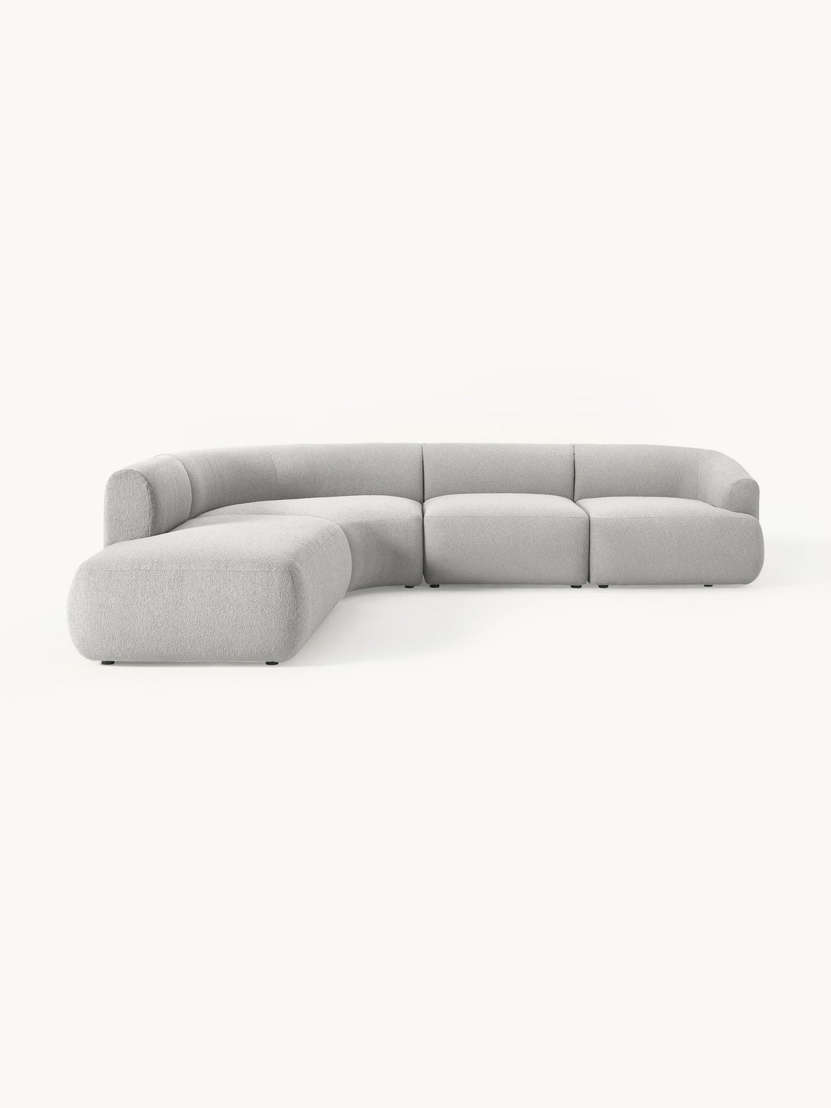 Sofia Modular Bouclé Corner Settee (4-Seater)
