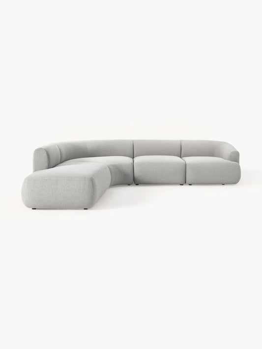 Sofia Modular Bouclé Corner Settee (4-Seater)