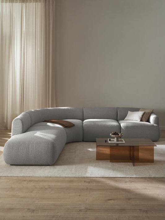 Sofia Modular Bouclé Corner Settee (4-Seater)