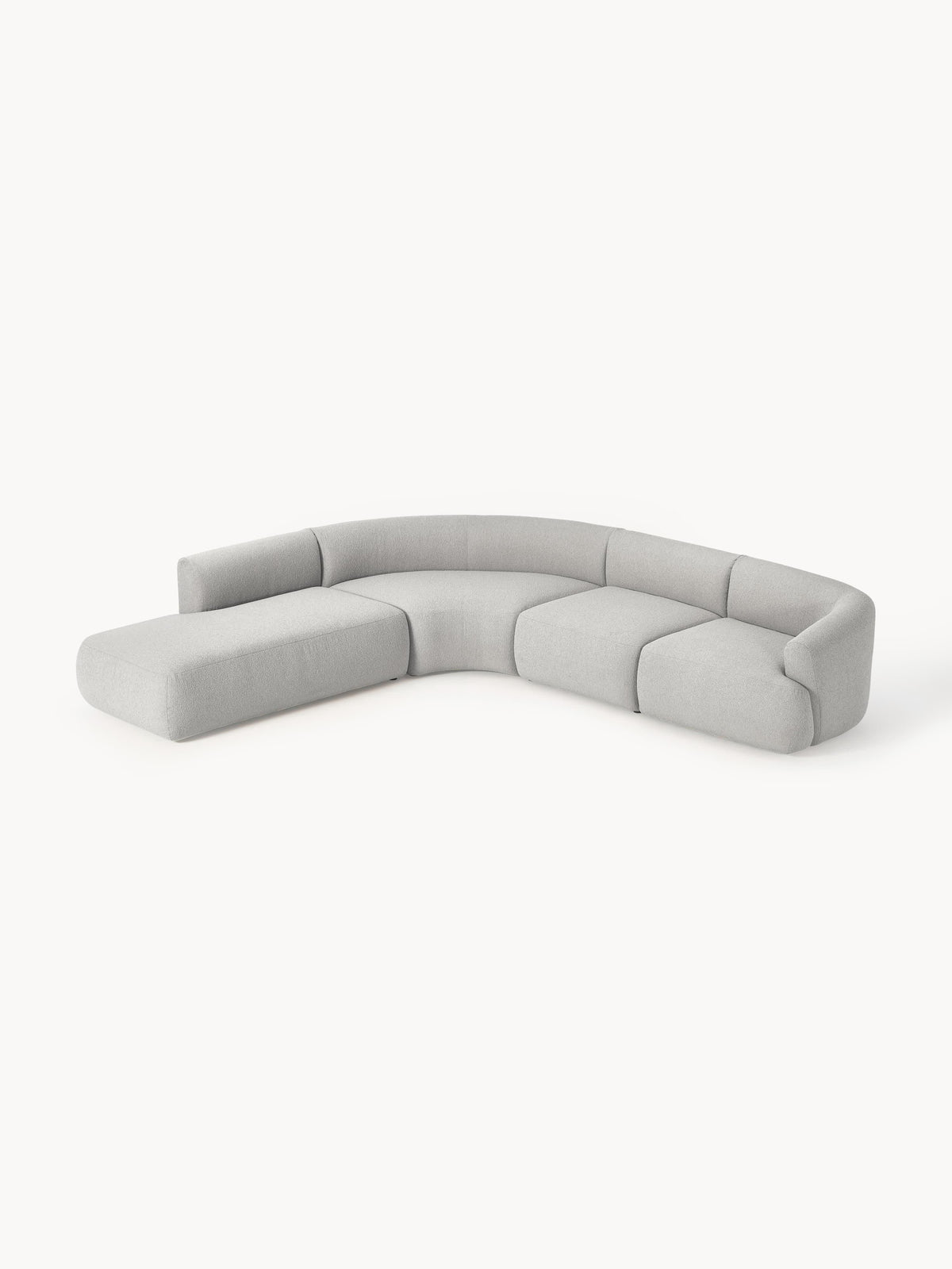 Sofia Modular Bouclé Corner Settee (4-Seater)