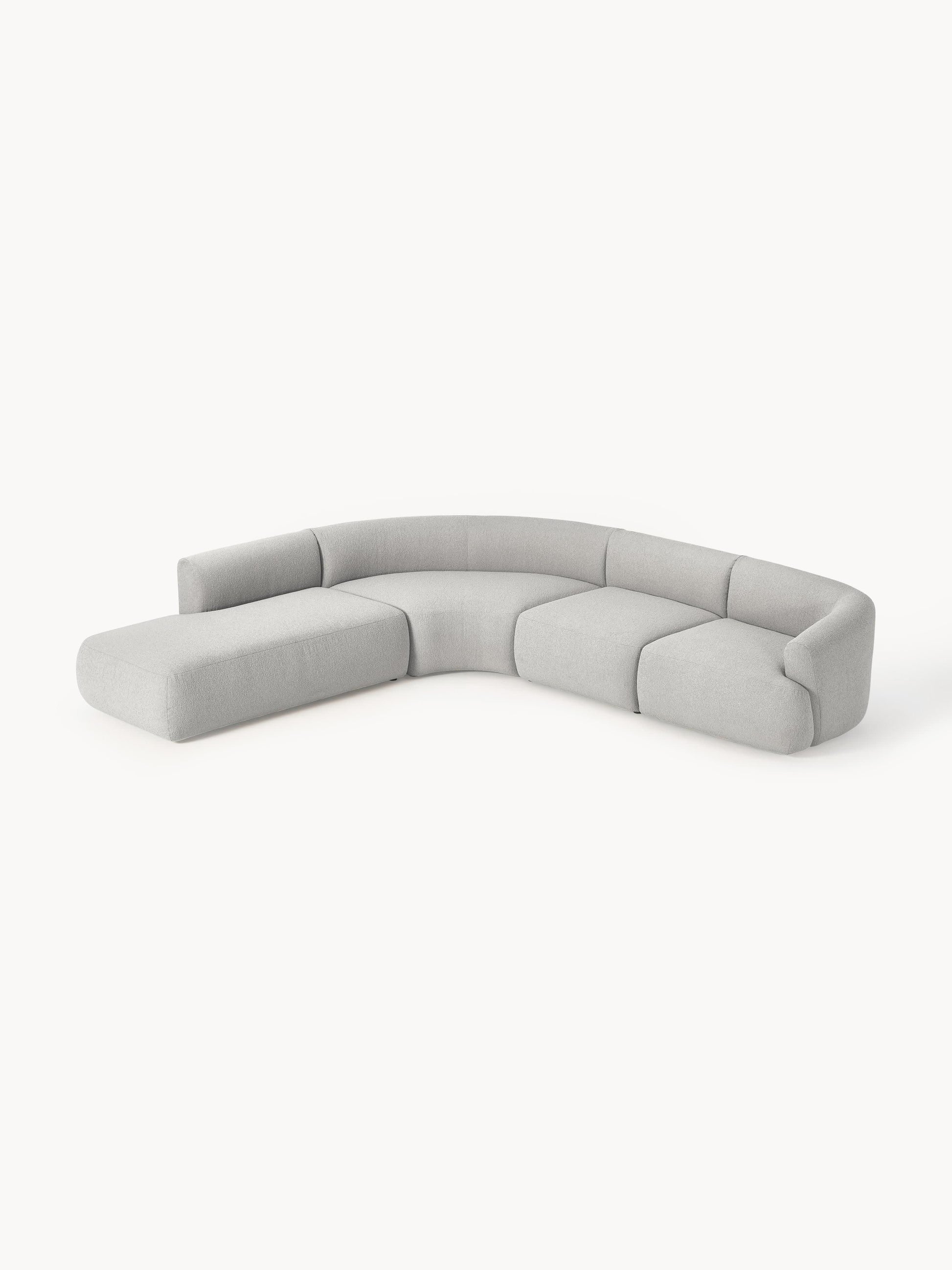 Sofia Modular Bouclé Corner Settee (4-Seater)