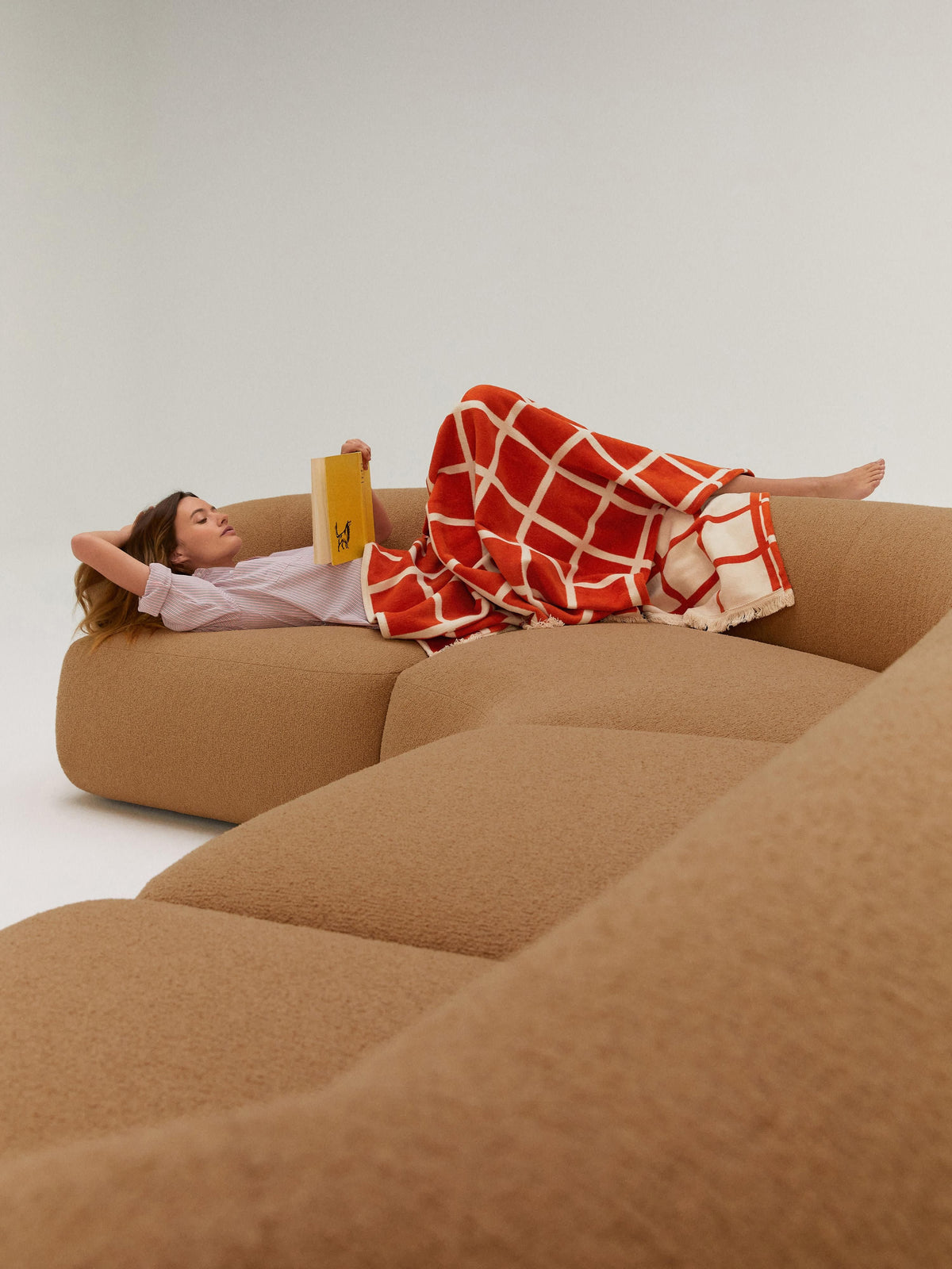 Sofia Modular Bouclé XL Settee