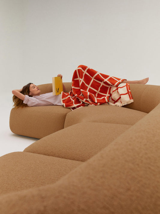 Sofia Modular Bouclé XL Settee