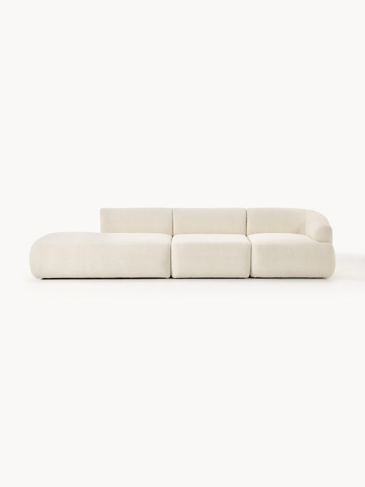 Sofia Modular Teddy Footstool (3-Seater)