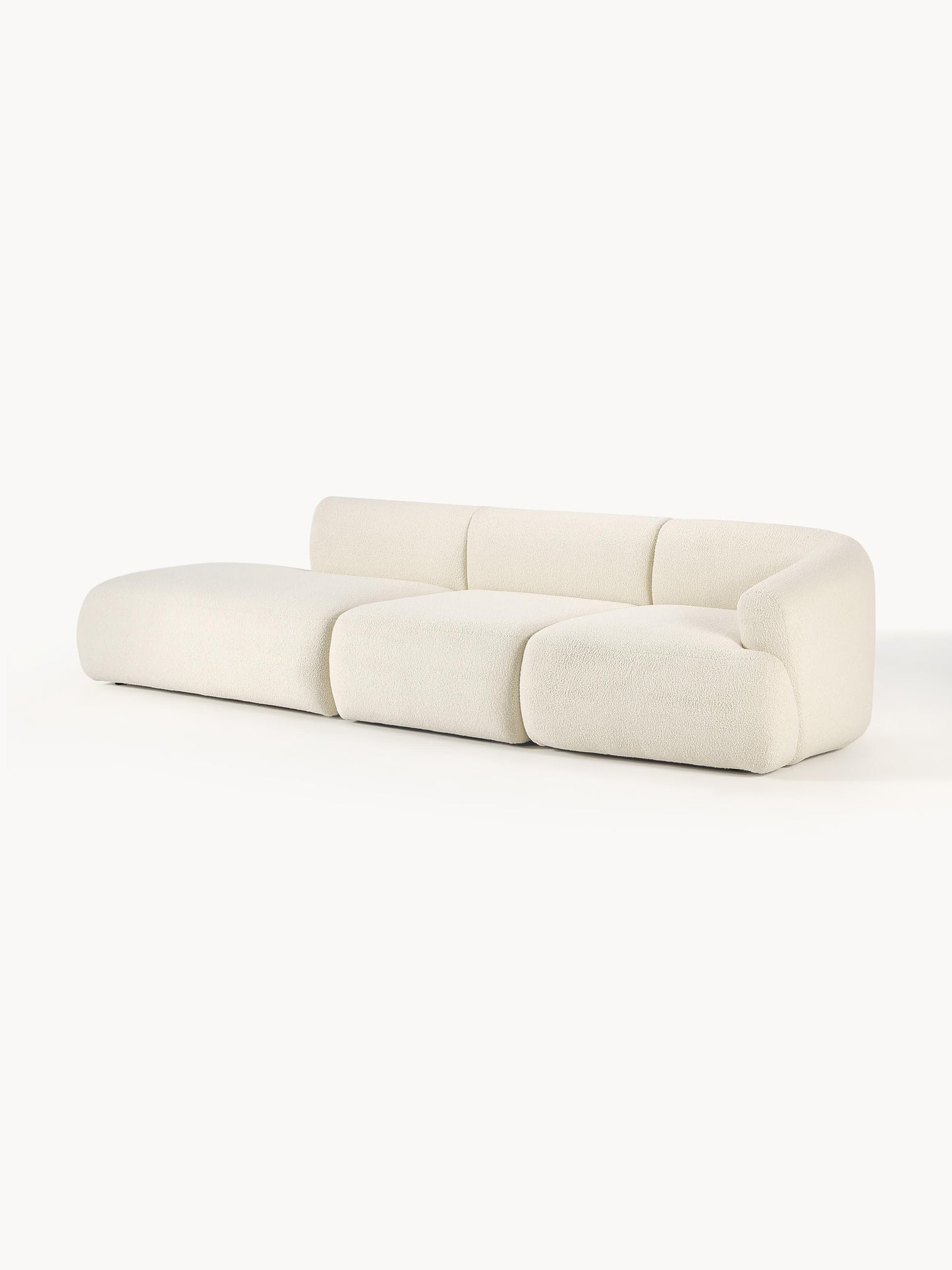 Sofia Modular Teddy Footstool (3-Seater)