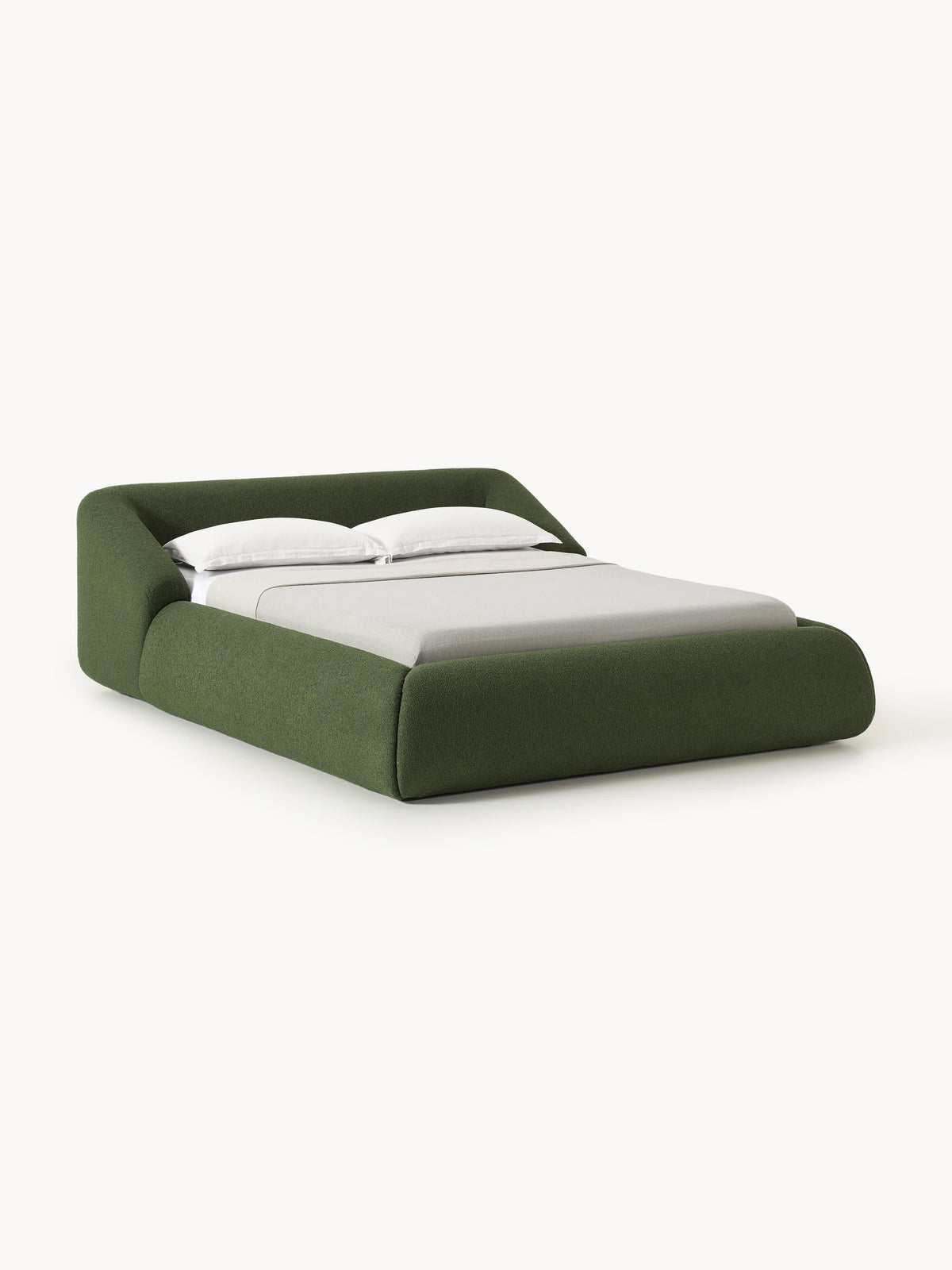 Sofia Upholstered Bed with Bouclé Cover