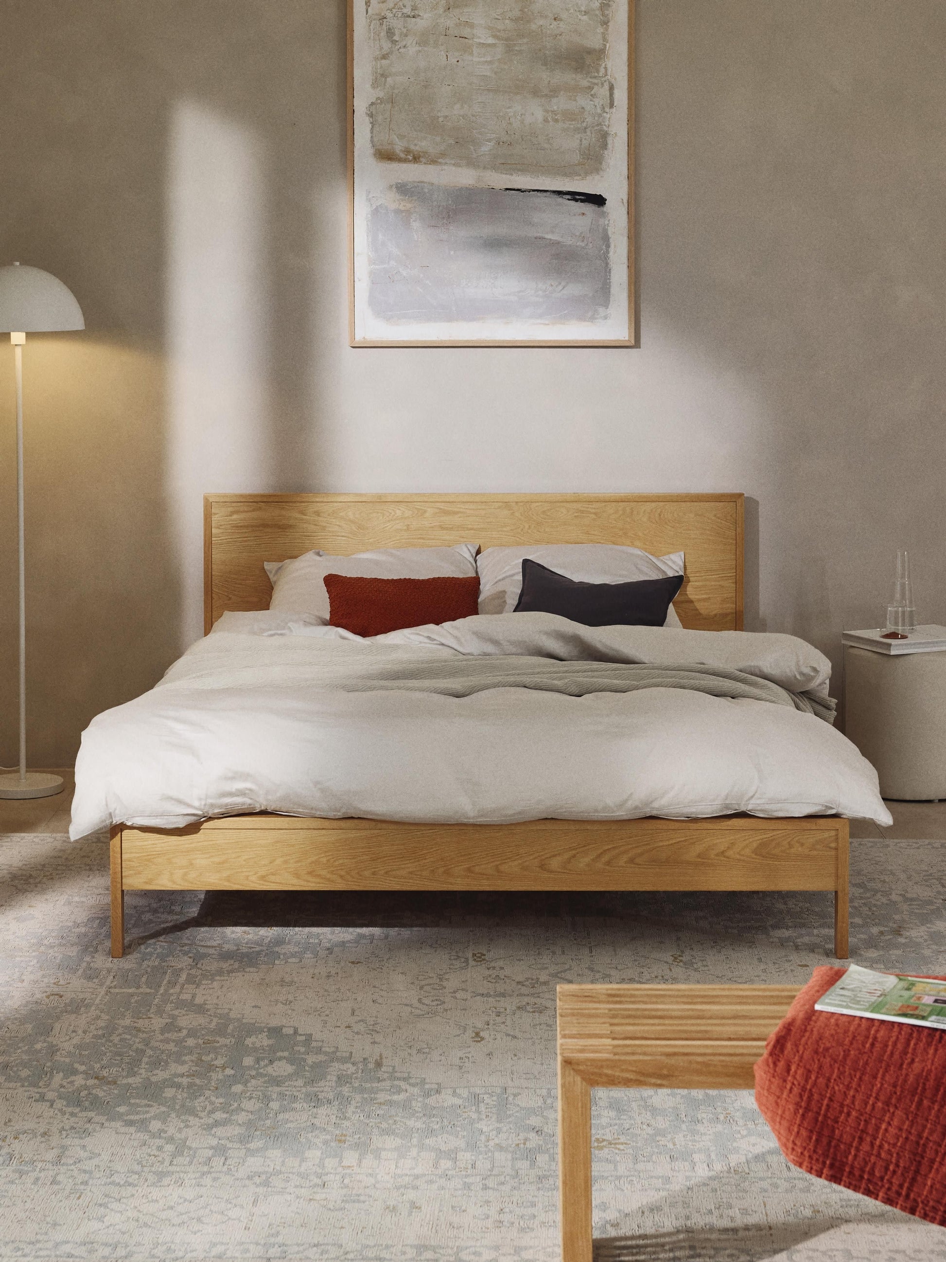 Tammy Wood Bed with Headboard