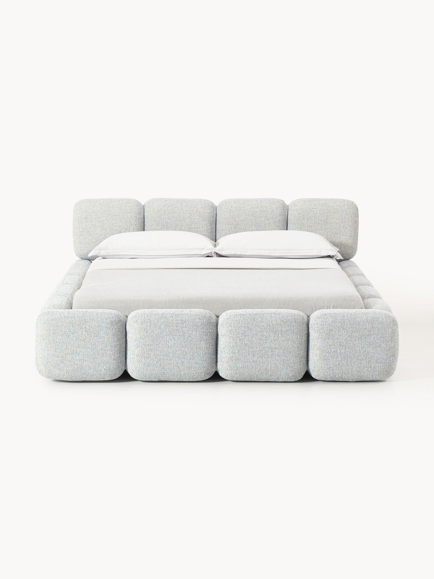 Tayla Upholstered Bed with Bouclé Cover
