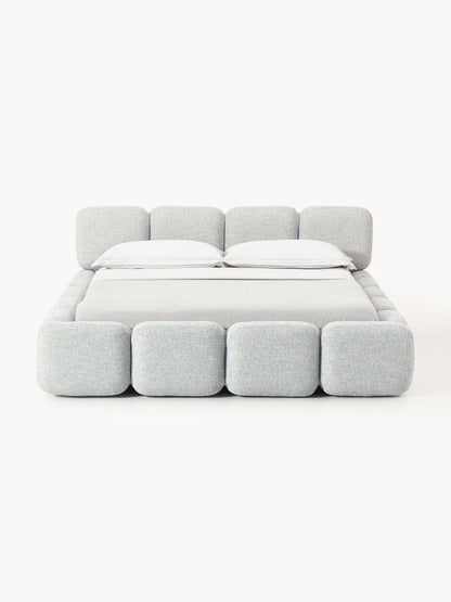 Tayla Upholstered Bed with Bouclé Cover