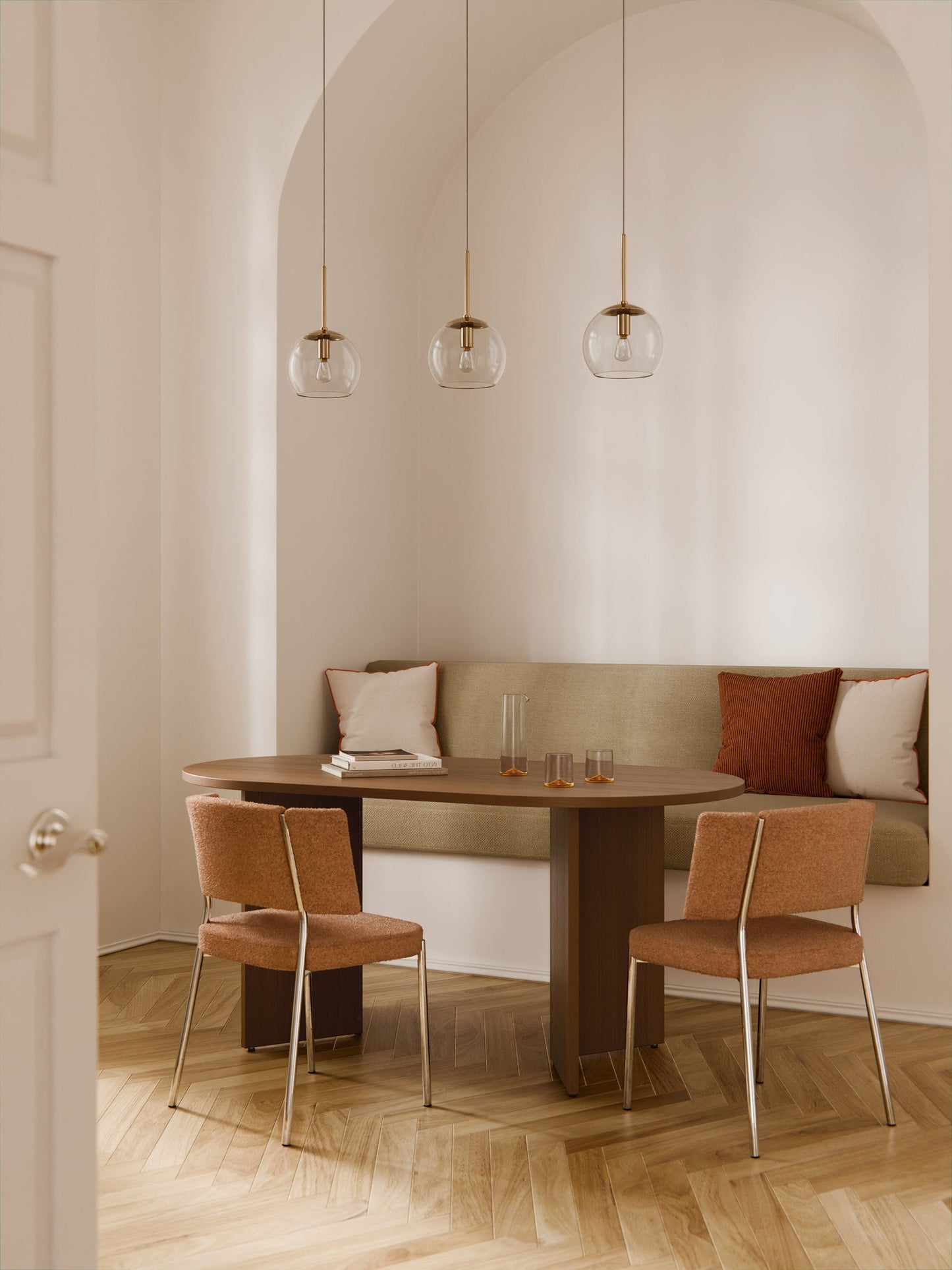 Toni Wooden Dining Table, Oval, in Various Sizes