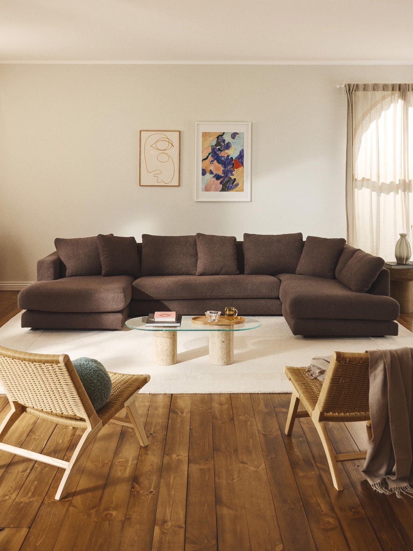 Tribeca XL Bouclé Settee